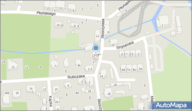 Wrocław, Skoczylasa Władysława, 13-15, mapa Wrocławia