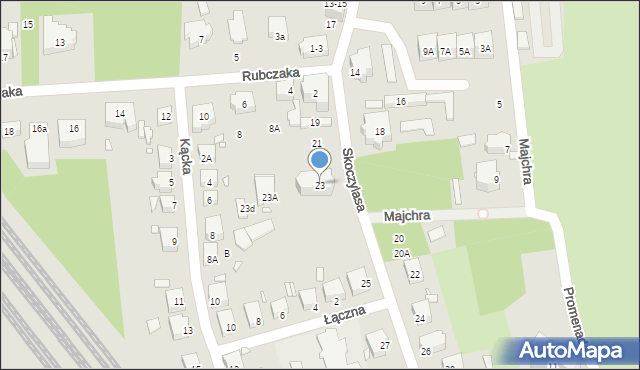 Wrocław, Skoczylasa Władysława, 23, mapa Wrocławia