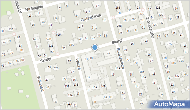 Ząbki, Skargi Piotra, ks., 51, mapa Ząbki