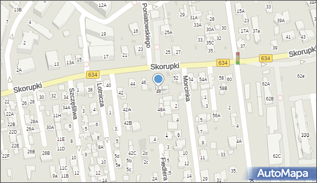 Ząbki, Skorupki Ignacego Jana, ks., 48, mapa Ząbki