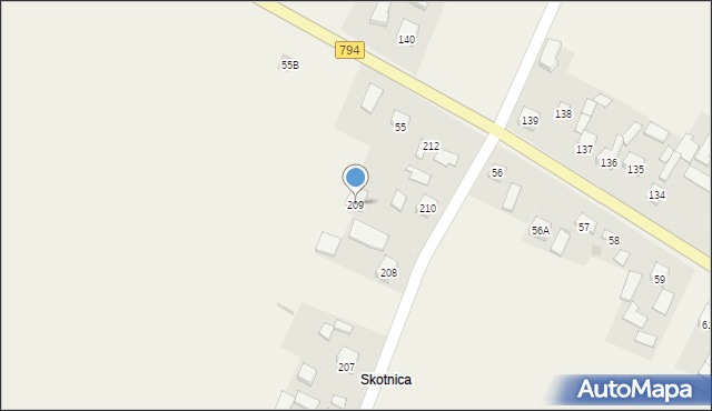 Zadroże, Skotnica, 10, mapa Zadroże