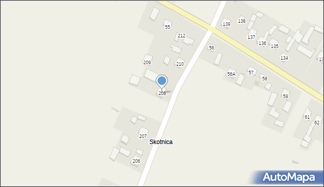 Zadroże, Skotnica, 12, mapa Zadroże