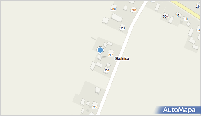 Zadroże, Skotnica, 18, mapa Zadroże