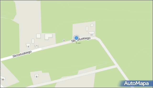 Zawiercie, Skrzetuskiego Jana, 14, mapa Zawiercie