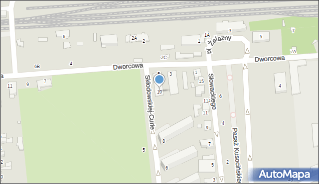 Zduńska Wola, Skłodowskiej-Curie Marii, 10, mapa Zduńska Wola