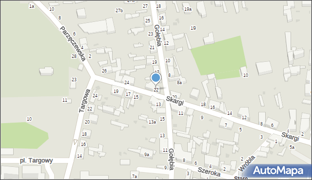 Zgierz, Skargi Piotra, ks., 22, mapa Zgierz