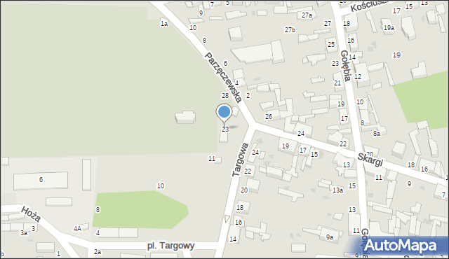 Zgierz, Skargi Piotra, ks., 23, mapa Zgierz