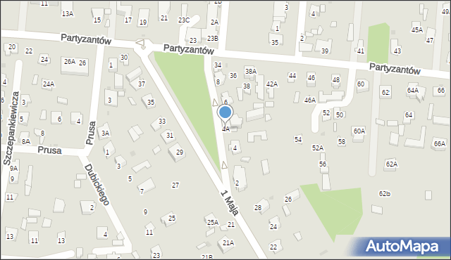 Zwierzyniec, Skwerkowa, 4A, mapa Zwierzyniec