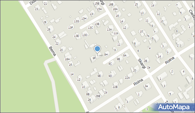 Żyrardów, Skargi Piotra, ks., 9G, mapa Żyrardów