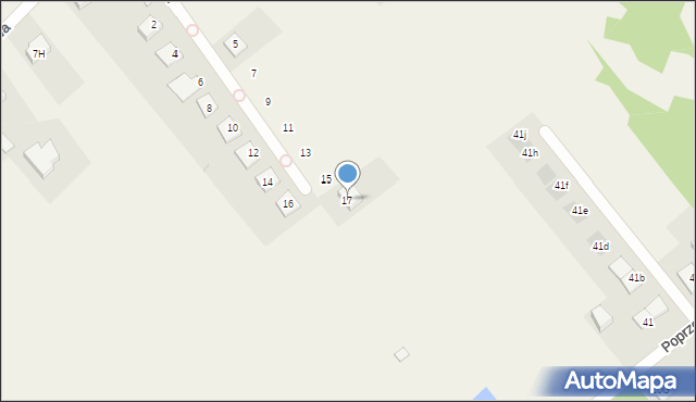 Aleksandria Druga, Słoneczna, 17, mapa Aleksandria Druga