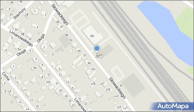 Aleksandrów Kujawski, Słowackiego Juliusza, 28D, mapa Aleksandrów Kujawski