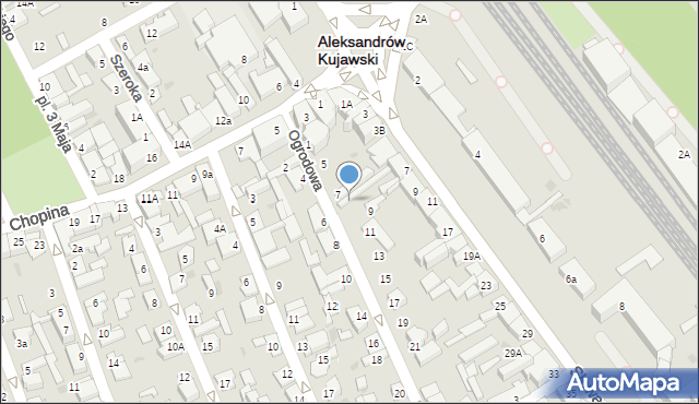 Aleksandrów Kujawski, Słowackiego Juliusza, 7A, mapa Aleksandrów Kujawski