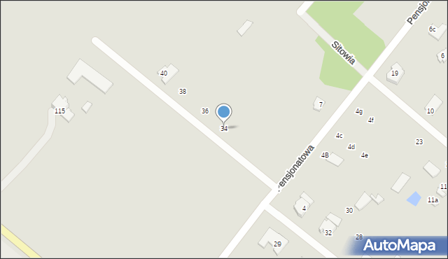 Augustów, Ślepsk, 34, mapa Augustów
