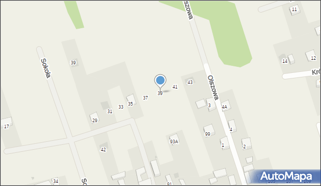 Augustówka, Słoneczna, 39, mapa Augustówka