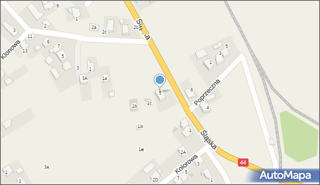 Babice, Śląska, 5, mapa Babice