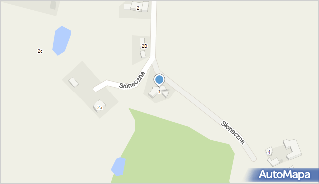 Bałdowo, Słoneczna, 3, mapa Bałdowo