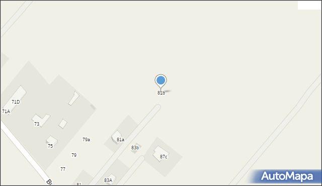 Baranowo, Słoneczna, 81b, mapa Baranowo