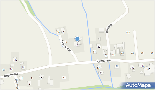 Barcice, Słoneczna, 4, mapa Barcice