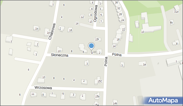 Bardo, Słoneczna, 4, mapa Bardo