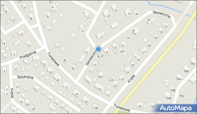 Barlinek, Słoneczna, 6, mapa Barlinek