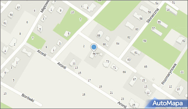 Baszkówka, Słoneczna, 75, mapa Baszkówka