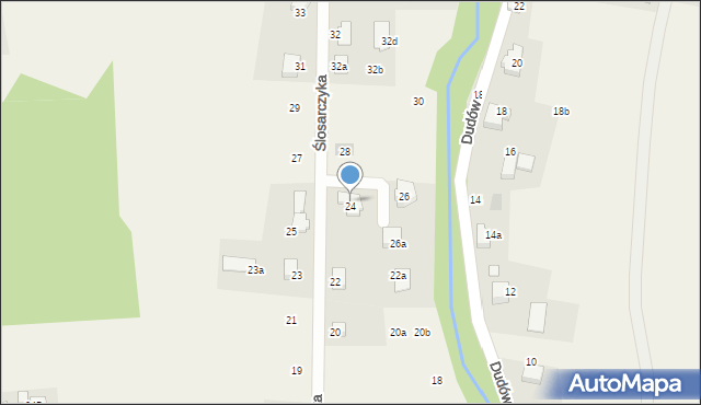 Bestwinka, Ślosarczyka Walentego, 24, mapa Bestwinka