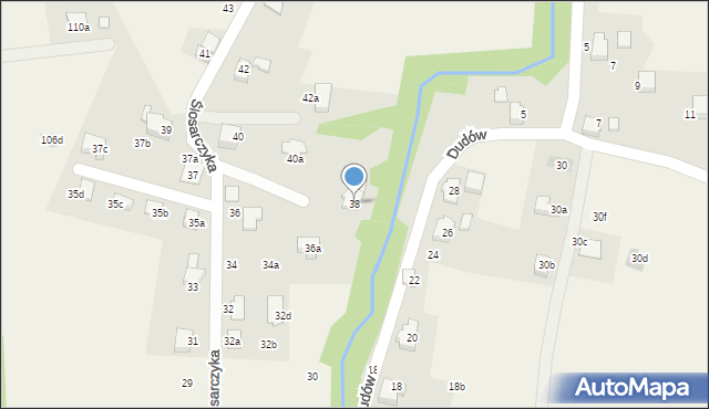 Bestwinka, Ślosarczyka Walentego, 38, mapa Bestwinka