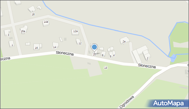 Białogard, Słoneczna, 10, mapa Białogard