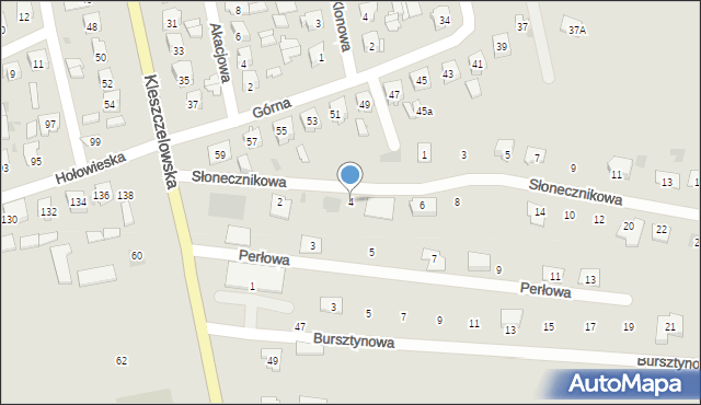 Bielsk Podlaski, Słonecznikowa, 4, mapa Bielsk Podlaski