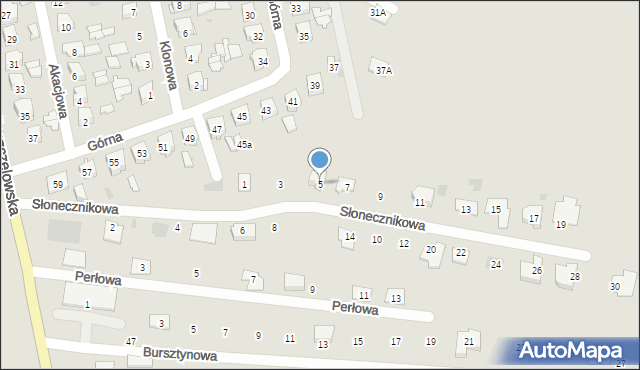 Bielsk Podlaski, Słonecznikowa, 5, mapa Bielsk Podlaski