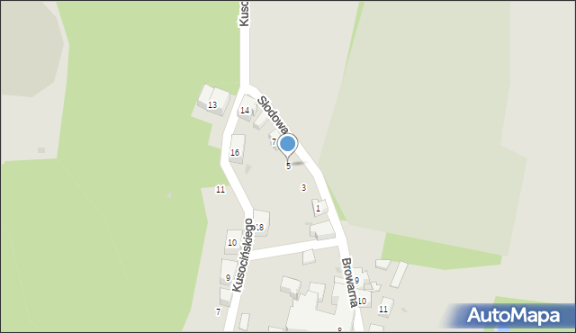 Boguszów-Gorce, Słodowa, 5, mapa Boguszów-Gorce