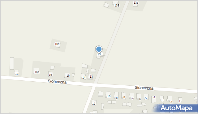 Boguszyn, Słoneczna, 13d, mapa Boguszyn