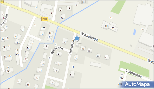 Bojano, Słoneczna, 1, mapa Bojano