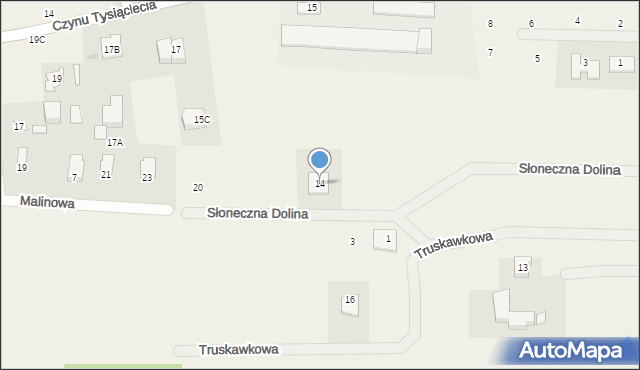 Bojano, Słoneczna Dolina, 14, mapa Bojano