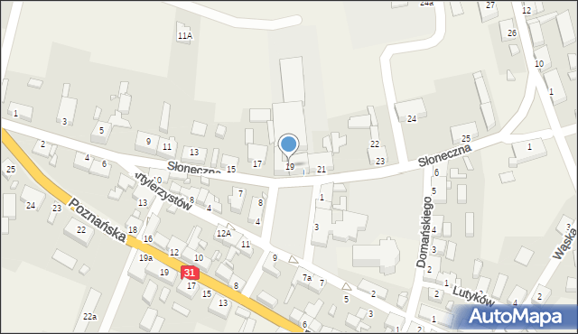 Boleszkowice, Słoneczna, 19, mapa Boleszkowice