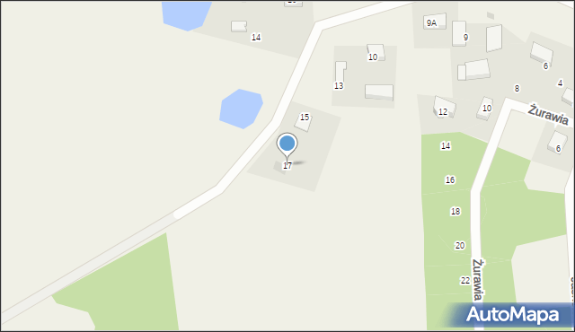 Borzęcin, Słowicza, 17, mapa Borzęcin