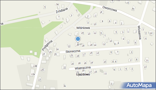 Boszkowo-Letnisko, Słoneczna, 20, mapa Boszkowo-Letnisko