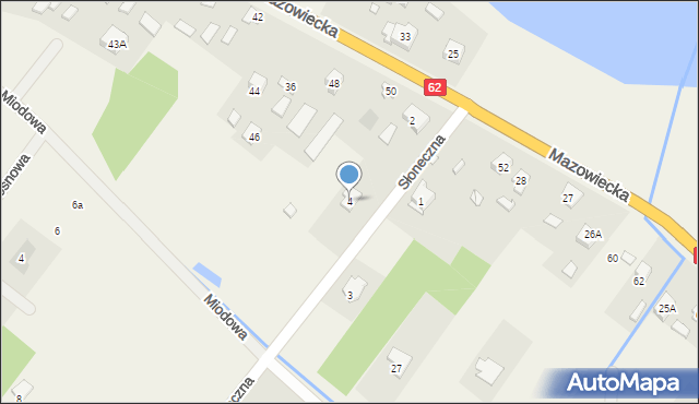 Brwilno Dolne, Słoneczna, 4, mapa Brwilno Dolne