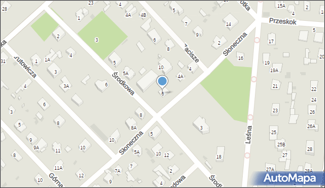 Brwinów, Słoneczna, 6, mapa Brwinów