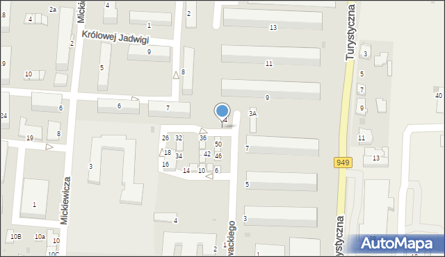 Brzeszcze, Słowackiego Juliusza, 70, mapa Brzeszcze