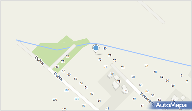 Brzozówka, Słoneczna, 81, mapa Brzozówka