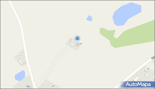 Budzisław Kościelny, Słoneczna, 11, mapa Budzisław Kościelny