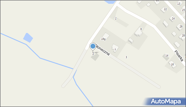 Bukowiec, Słoneczna, 2, mapa Bukowiec