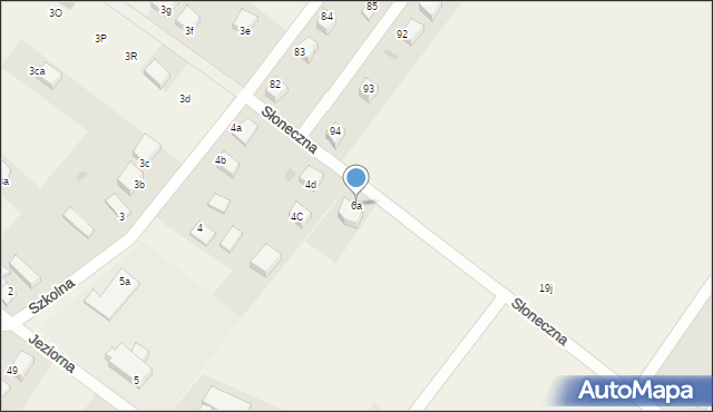 Bukowina, Słoneczna, 4, mapa Bukowina