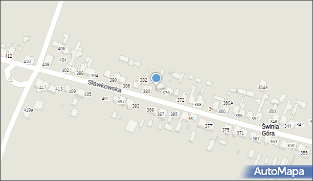 Bukowno, Sławkowska, 378, mapa Bukowno