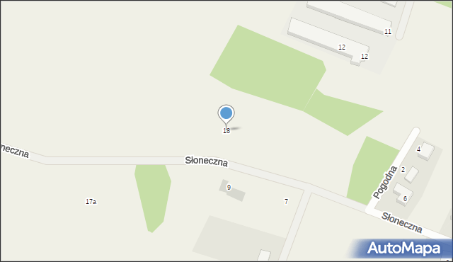 Chmielno, Słoneczna, 18, mapa Chmielno