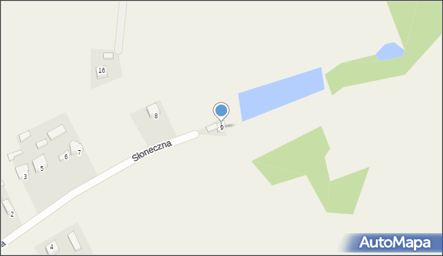 Chmielów, Słoneczna, 9, mapa Chmielów