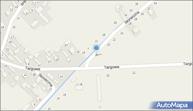 Chmielów, Słoneczna, 18, mapa Chmielów