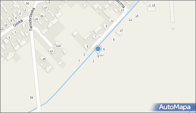 Chmielów, Słoneczna, 4, mapa Chmielów