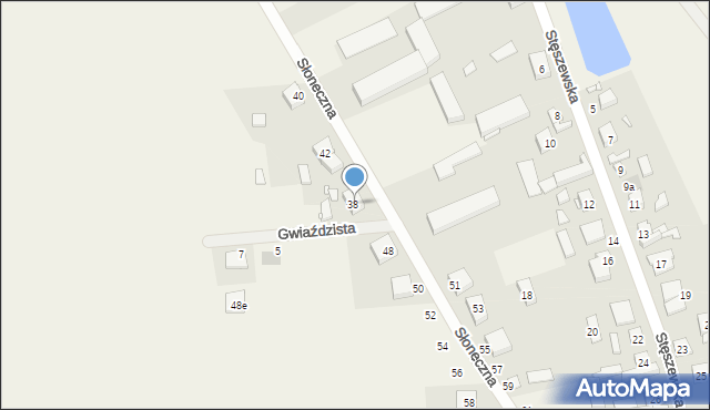 Chomęcice, Słoneczna, 46, mapa Chomęcice